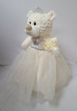 20" Sweet 16 White Bear With Embroidery "Sweet 16" - B16631A-2 Ivory