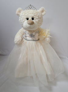 20" Sweet 16 White Bear With Embroidery "Sweet 16" - B16631A-2 Ivory