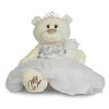 20" Quince White Bear With Embroidery "Mis 15 Anos" - B16631-1 White