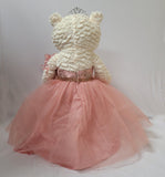 20" Sweet 16 White Bear With Embroidery "Sweet 16" - B16631A-30M Rose Gold