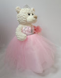 20" Sweet 16 White Bear With Embroidery "Sweet 16" - B16631A-3 Pink