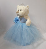 20" Sweet 16 White Bear With Embroidery "Sweet 16" - B16631A-4 Light Blue