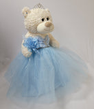 20" Sweet 16 White Bear With Embroidery "Sweet 16" - B16631A-4 Light Blue