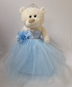 20" Sweet 16 White Bear With Embroidery "Sweet 16" - B16631A-4 Light Blue