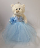 20" Sweet 16 White Bear With Embroidery "Sweet 16" - B16631A-4 Light Blue