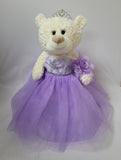 20" Sweet 16 White Bear With Embroidery "Sweet 16" - B16631A-5 Lavender