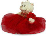 20" Sweet 16 White Bear With Embroidery "Sweet 16" - B16631A-14G Red With Gold Trim
