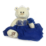 20" Sweet 16 White Bear With Embroidery "Sweet 16" - B16631A-15 Royal Blue