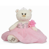20" Sweet 16 White Bear With Embroidery "Sweet 16" - B16631A-3 Pink