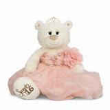 20" Sweet 16 White Bear With Embroidery "Sweet 16" - B16631A-30M Rose Gold