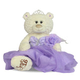 20" Sweet 16 White Bear With Embroidery "Sweet 16" - B16631A-5 Lavender