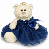 20" White Bear - B16631N-16 Navy Blue