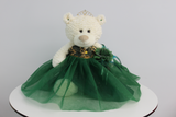 20" White Bear - B16631N-33G Emerald Green