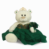 20" White Bear - B16631N-33G Emerald Green