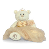 20" Quince White Bear With Embroidery "Mis 15 Anos" - B16631-34G Champagne
