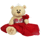 20" Quince Light Brown Bear With Embroidery "Mis 15 Anos" - B16632-14 Red