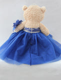 20" Sweet 16 Light Brown Bear With Embroidery "Sweet 16"- B16632A-15 Royal Blue