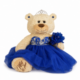 20" Quince Light Brown Bear With Embroidery "Mis 15 Anos" - B16632-15 Royal Blue
