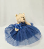 20" Quince Light Brown Bear With Embroidery "Mis 15 Anos" - B16632-16 Navy Blue