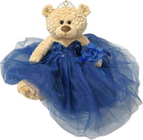 20" Quince Light Brown Bear With Embroidery "Mis 15 Anos" - B16632-16 Navy Blue