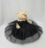 20" Sweet 16 Light Brown Bear With Embroidery "Sweet 16"- B16632A-17 Black