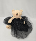 20" Quince Light Brown Bear With Embroidery "Mis 15 Anos" - B16632-17 Black
