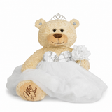 20" Quince Light Brown Bear With Embroidery "Mis 15 Anos" - B16632-1 White
