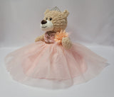 20" Sweet 16 Light Brown Bear With Embroidery "Sweet 16"- B16632A-29M Blush