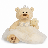 20" Quince Light Brown Bear With Embroidery "Mis 15 Anos" - B16632-2 Ivory