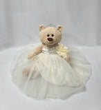 20" Quince Light Brown Bear With Embroidery "Mis 15 Anos" - B16632-2 Ivory