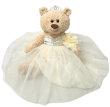20" Quince Light Brown Bear With Embroidery "Mis 15 Anos" - B16632-2 Ivory