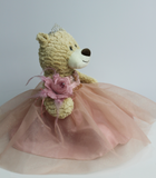 20" Sweet 16 Light Brown Bear With Embroidery "Sweet 16"- B16632A-30M Rose Gold