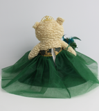20" Sweet 16 Light Brown Bear With Embroidery "Sweet 16"- B16632A-33G Emerald Green