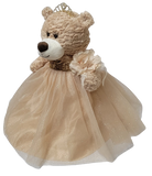 20" Sweet 16 Light Brown Bear With Embroidery "Sweet 16"- B16632A-34G Champagne