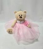 20" Quince Light Brown Bear With Embroidery "Mis 15 Anos" - B16632-3 Pink