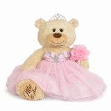 20" Quince Light Brown Bear With Embroidery "Mis 15 Anos" - B16632-3 Pink