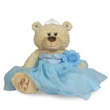20" Quince Light Brown Bear With Embroidery "Mis 15 Anos" - B16632-4 Light Blue