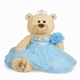 20" Quince Light Brown Bear With Embroidery "Mis 15 Anos" - B16632-4 Light Blue