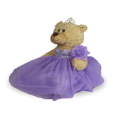 20" Quince Light Brown Bear With Embroidery "Mis 15 Anos" - B16632-5  Lavender