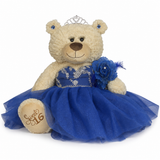 20" Sweet 16 Light Brown Bear With Embroidery "Sweet 16"- B16632A-15 Royal Blue