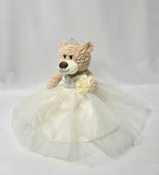 20" Sweet 16 Light Brown Bear With Embroidery "Sweet 16"- B16632A-2 Ivory