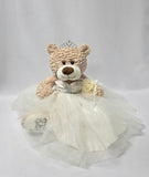 20" Sweet 16 Light Brown Bear With Embroidery "Sweet 16"- B16632A-2 Ivory