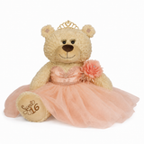 20" Sweet 16 Light Brown Bear With Embroidery "Sweet 16"- B16632A-30M Rose Gold