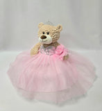 20" Sweet 16 Light Brown Bear With Embroidery "Sweet 16"- B16632A-3  Pink
