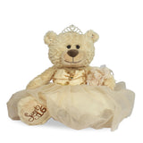 20" Sweet 16 Light Brown Bear With Embroidery "Sweet 16"- B16632A-34G Champagne