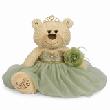 20" Sweet 16 Light Brown Bear With Embroidery "Sweet 16"- B16632A-35 Sage Green