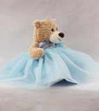 20" Sweet 16 Light Brown Bear With Embroidery "Sweet 16"- B16632A-4 Baby Blue