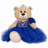 20" Light Brown Bear - B16632N-15 Royal Blue