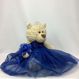 20" Light Brown Bear - B16632N-16 Navy blue