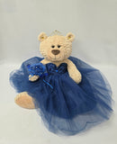 20" Light Brown Bear - B16632N-16 Navy blue